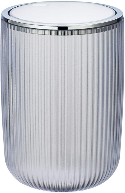 Coș de gunoi AGROPOLI pentru baie, 20 cm, alb, WENKO