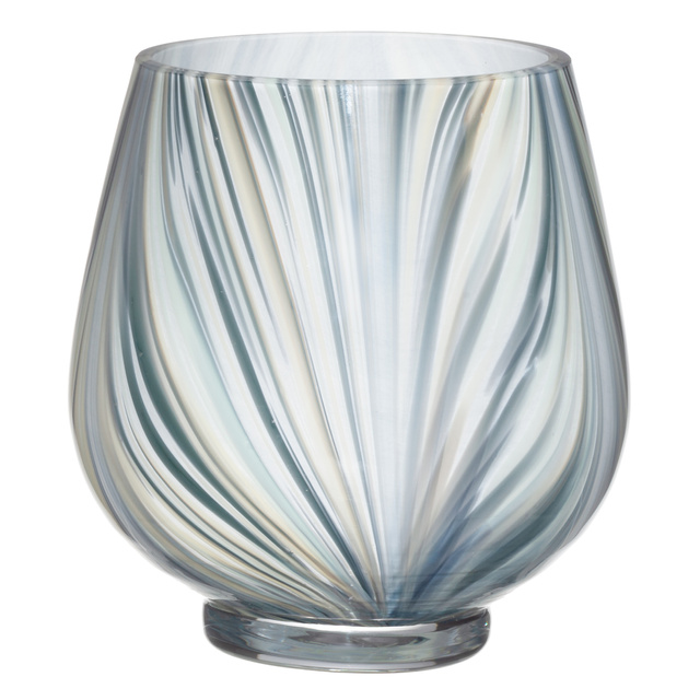 Vază din sticlă cu model TUULI, 14,5 cm