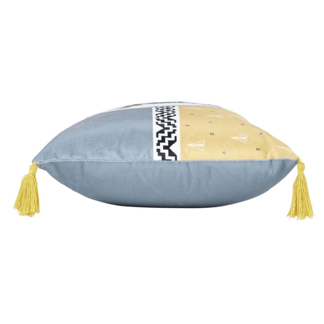 Fata de perna decorativa STAY WILD, cu franjuri, 30 x 50 cm