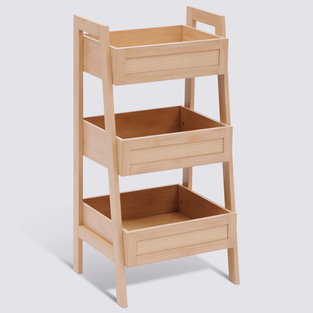 Raft cu polițe din împletitură vieneză CANE, 40 x 34,2 x 80 cm