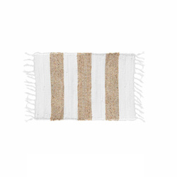 Covoras baie SAGANE, iuta / poliester, 50 x 80 cm