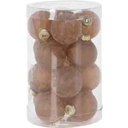 Set globulete de sticla, 16 bucati, Ø 3,5 cm