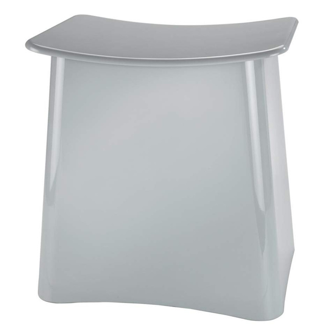 Cos pentru rufe cu scaun PLUS, 2-în-1, gris, WENKO