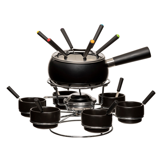 Set pentru fondue rotativ pentru 6 persoane, ceramic