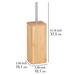 Perie de toaleta BAMBOO, bambus, Wenko