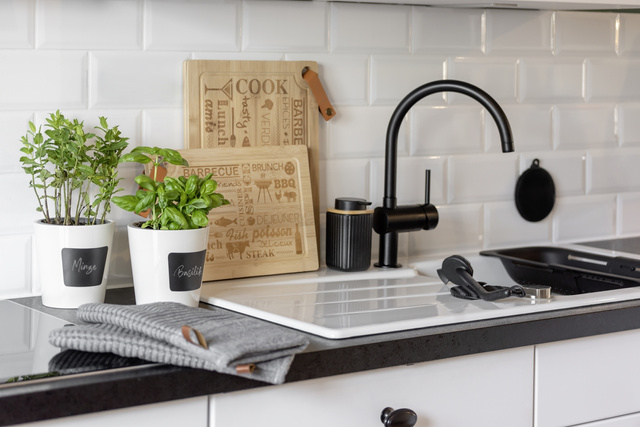 Ghiveci din ceramică WAIA, alb, ∅ 13, WENKO