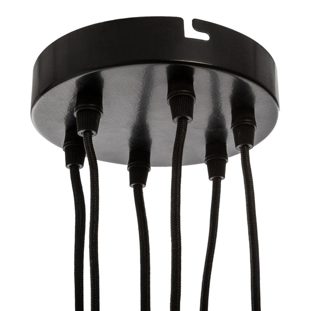 Lustra suspendata UDELL 6 becuri decorative, metal