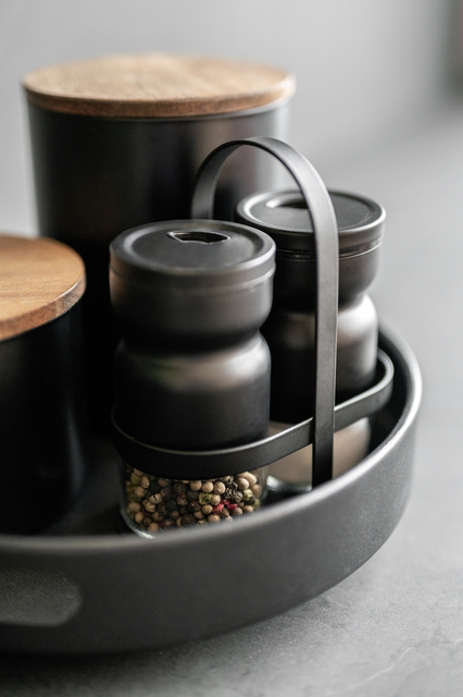 Recipiente de sare și piper pe un suport metalic, Melli, WENKO