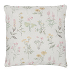 Perna decorativa cu model floral, 45 x 45 cm