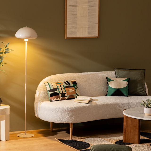 Lampă de podea ciupercă SAVIO, metalică, 140 cm