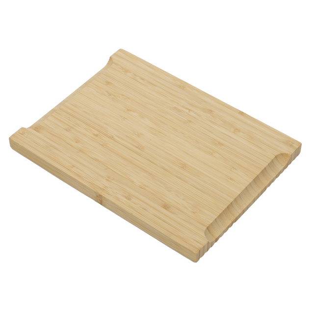 Tavă de servire canelată, bambus