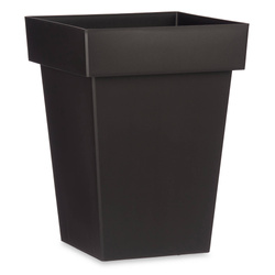 Ghiveci cu auto-udare, plastic, patrat