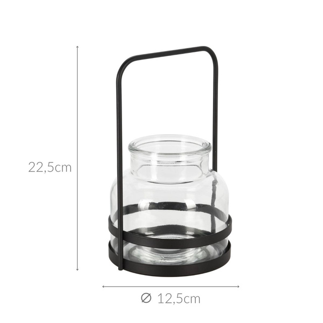 Suport pentru lumanare, maner metalic