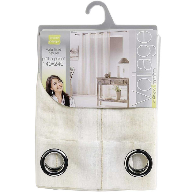 Perdea fereastră cu inele HELIOS, 140 x 240 cm