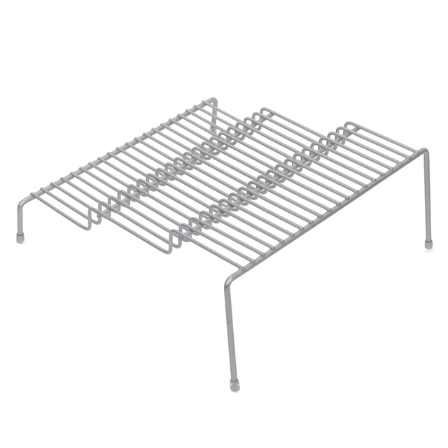 Raft pentru blatul de bucătărie, metalic, 3 niveluri, 26 x 25 x 11,5 cm