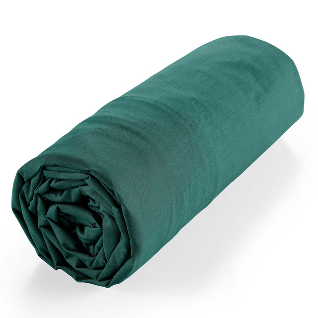 Cearceaf dublu din bumbac organic, BIOLINA, 180 x 200 cm