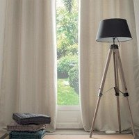 Perdea decorativă din poliester pentru fereastră cu ochiuri 140 x 260 cm