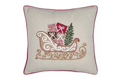 Perna de Crăciun cu imprimeu, 45 × 45 cm