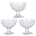 Pahar pentru înghețată și deserturi STRIPE, 3 bucăți x 200 ml