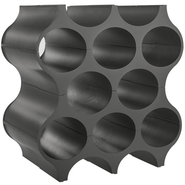 Suport pentru sticle SET-UP, KOZIOL, gri închis