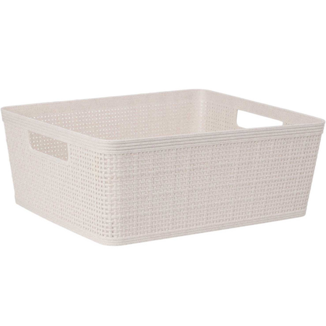 Coș de organizare din plastic, 35 x 29 x 13 cm