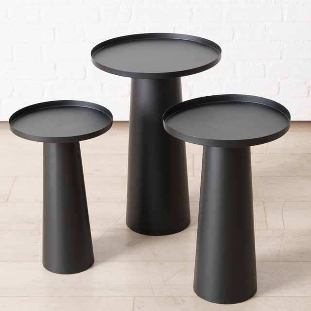 Set mese din metal Jacky, 3 piese