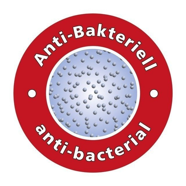 Cortină de duș, textilă, 180x200 cm, WENKO, portocalie