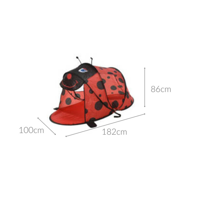 Cort de plaja pentru copii, protectie UV, 180 x 100 cm