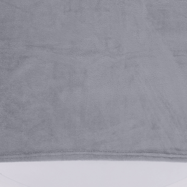 Pătură din pluș 130 x 160 cm, gri