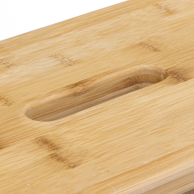 Scara cu 3 trepte, din bambus