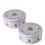 Cutie pentru prăjituri BAILEY, pictată manual, 2 bucăți