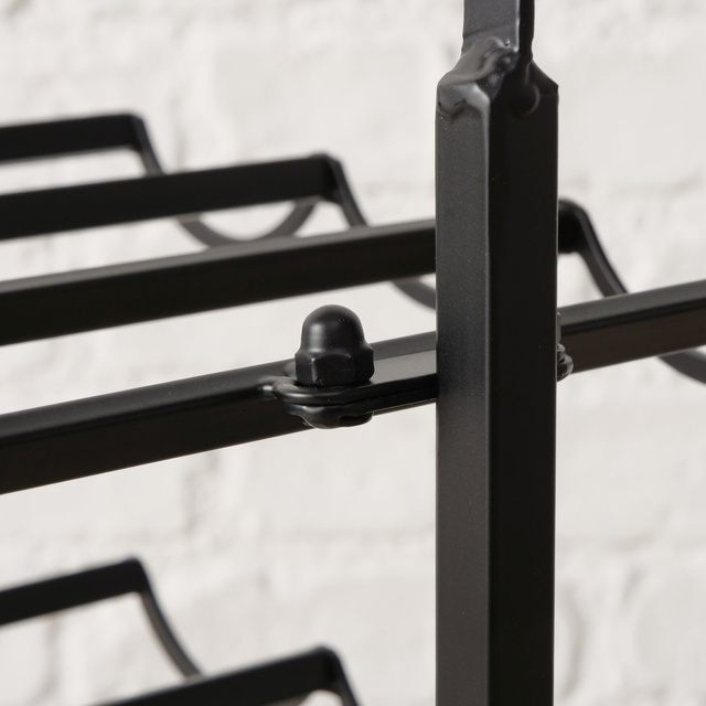 Suport metalic pentru vin în formă de sticlă BOTELLA, înălțime 91 cm