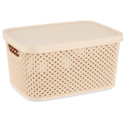 Cos din plastic cu capac, organizator, 3,5 l