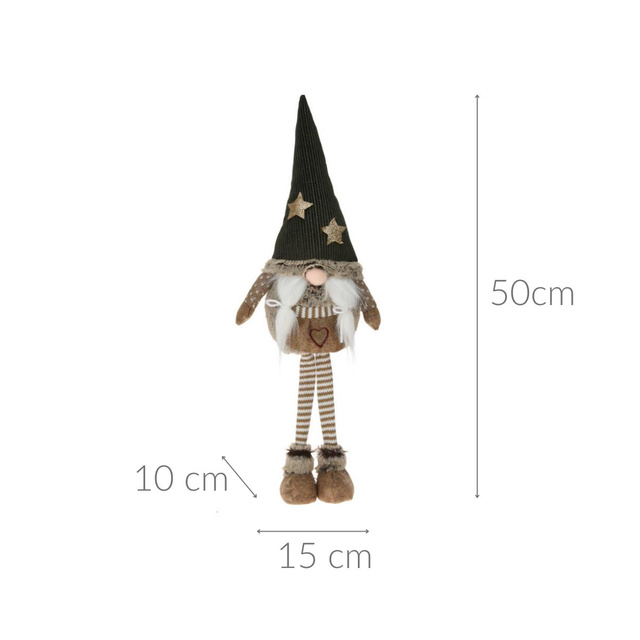 Figurina spiridus de Crăciun, înălțime 50 cm