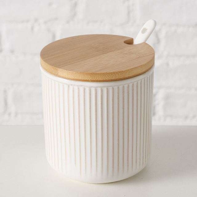 Borcan JONAH cu capac si lingura, 10,5 cm