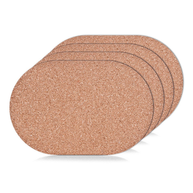 Subtălci din plută pentru masă - 4 bucăți în set, ZELLER