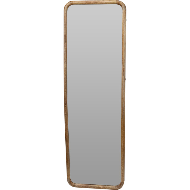 Oglindă mare de perete cu ramă din lemn, 36 x 2,5 x 115 cm