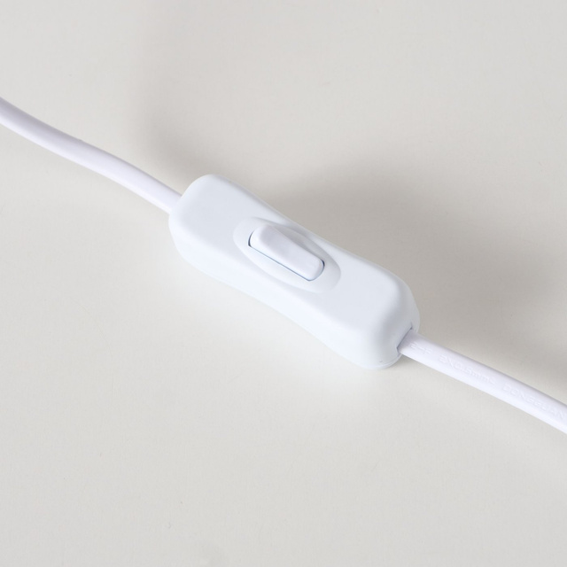 Lampa de masa  cu abajur alb,  40 cm