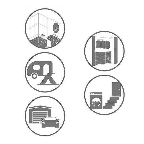 Absorbant de umiditate, dezumidificator + cartuș 2 kg, WENKO