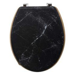 Capac pentru toaleta Lea, model marmura, distantiere standard