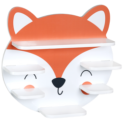 Etajeră de perete cu urechi pentru camera copilului, 45 cm