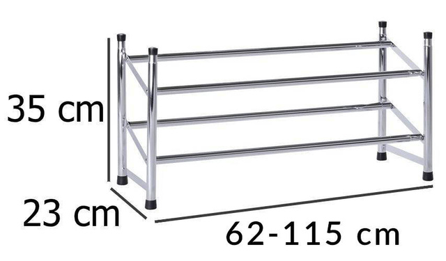 Set de două dulapuri pentru pantofi - raft, poliță