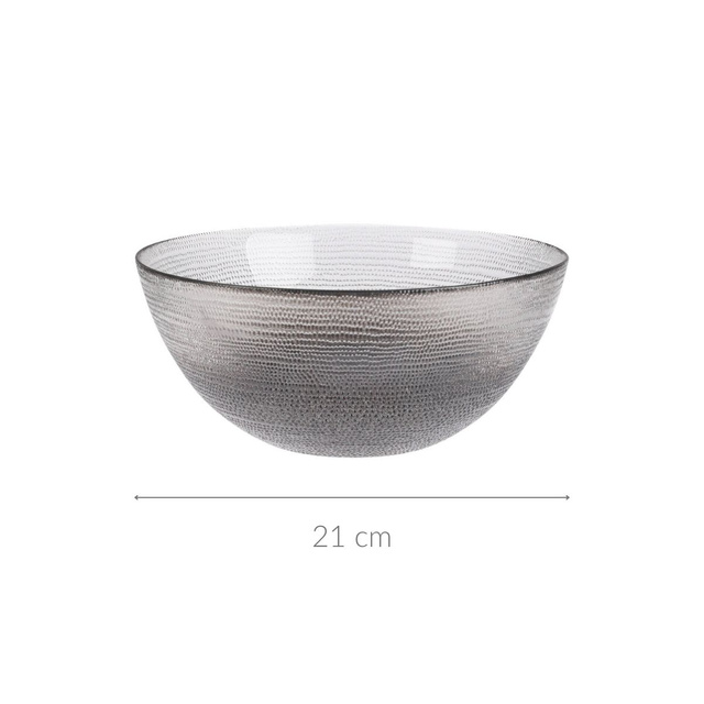 Bol de sticlă LAKRIS, Ø 21 cm
