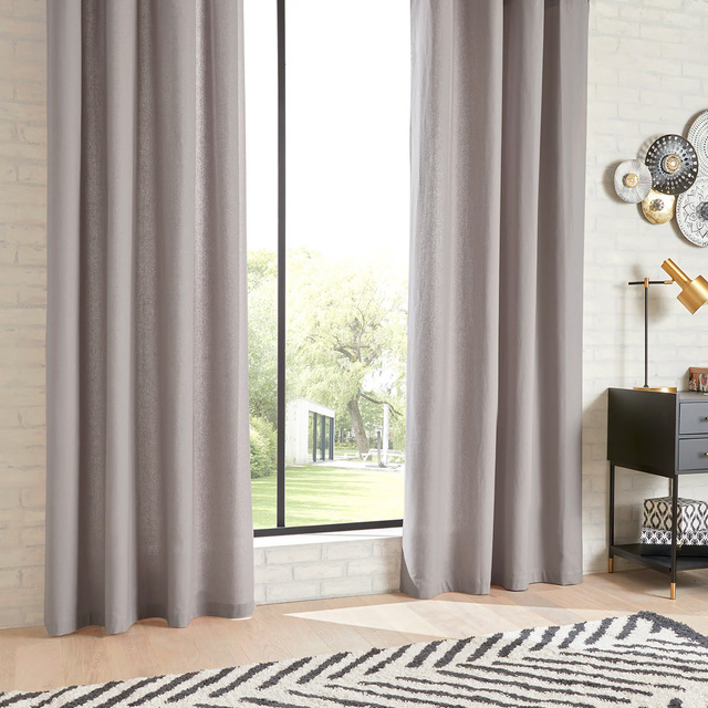 Perdea din bumbac ANJALI cu inele, 135 x 240 cm