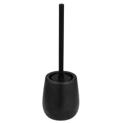 Perie de toaleta NERNO cu recipient ceramic, Ø 10,5 cm