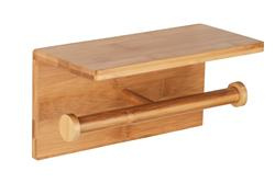 Suport pentru role de toaleta BAMBOO, bambus, Wenko