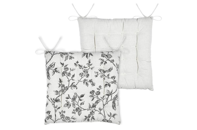 Perna de scaun cu efect de in, CLARINE, 38 x 38 cm