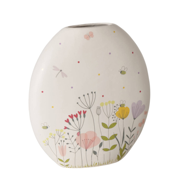 Vaza pentru o floare Florina, model floral, 31 cm