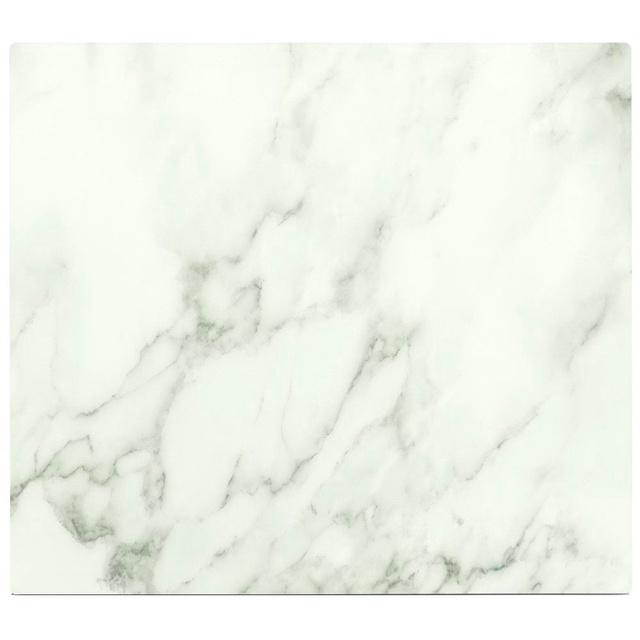 Placă de protecție din sticlă MARBLE WHITE pentru aragaz – mare, ZELLER, model 5