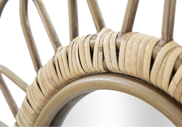 Oglinda de perete cu rama decorativa, 56,5 x 80 cm